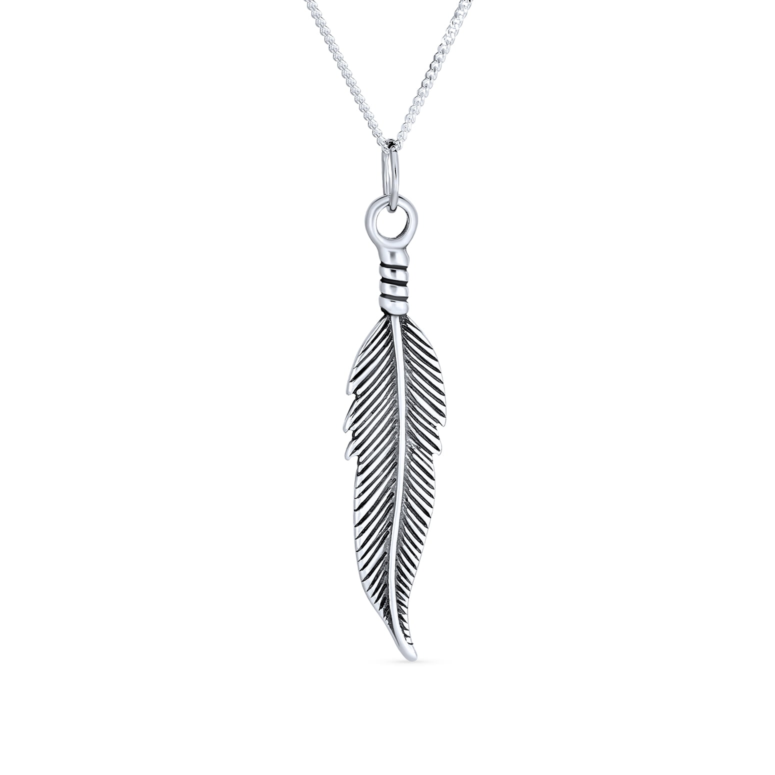 Western cheap feather necklace