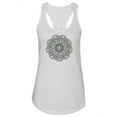 thumbnail image 1 of Feather Mandala In Zentangle Tank Women -Image by Shutterstock, Female Small, 1 of 4