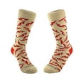 thumbnail image 1 of Feather Pattern Socks from the Sock Panda (Adult Small - Shoe Sizes 2-5), 1 of 1