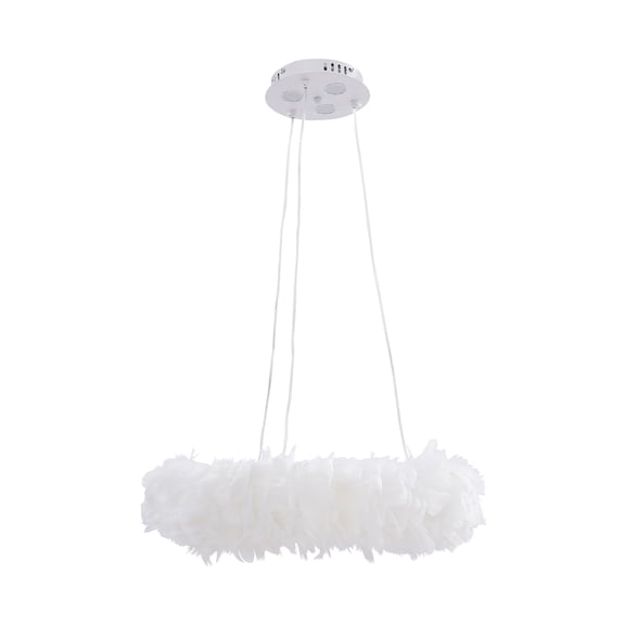 Feather Pendant Light, Modern Pendant Light, Ceiling Mounted Lighting Fixture
