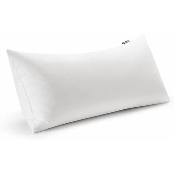 Feather Pillow Insert 14x36, Decorative Down Feather Decorative Fluffy Throw Pillow Cotton Fabric for Living Room Sofa Bed