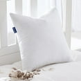 thumbnail image 1 of Feather Pillow Insert 24x24, Decorative Down Throw Pillow Insert Fluffy Throw Pillow Cotton Fabric for Sofa Bed Couch, 1 of 9