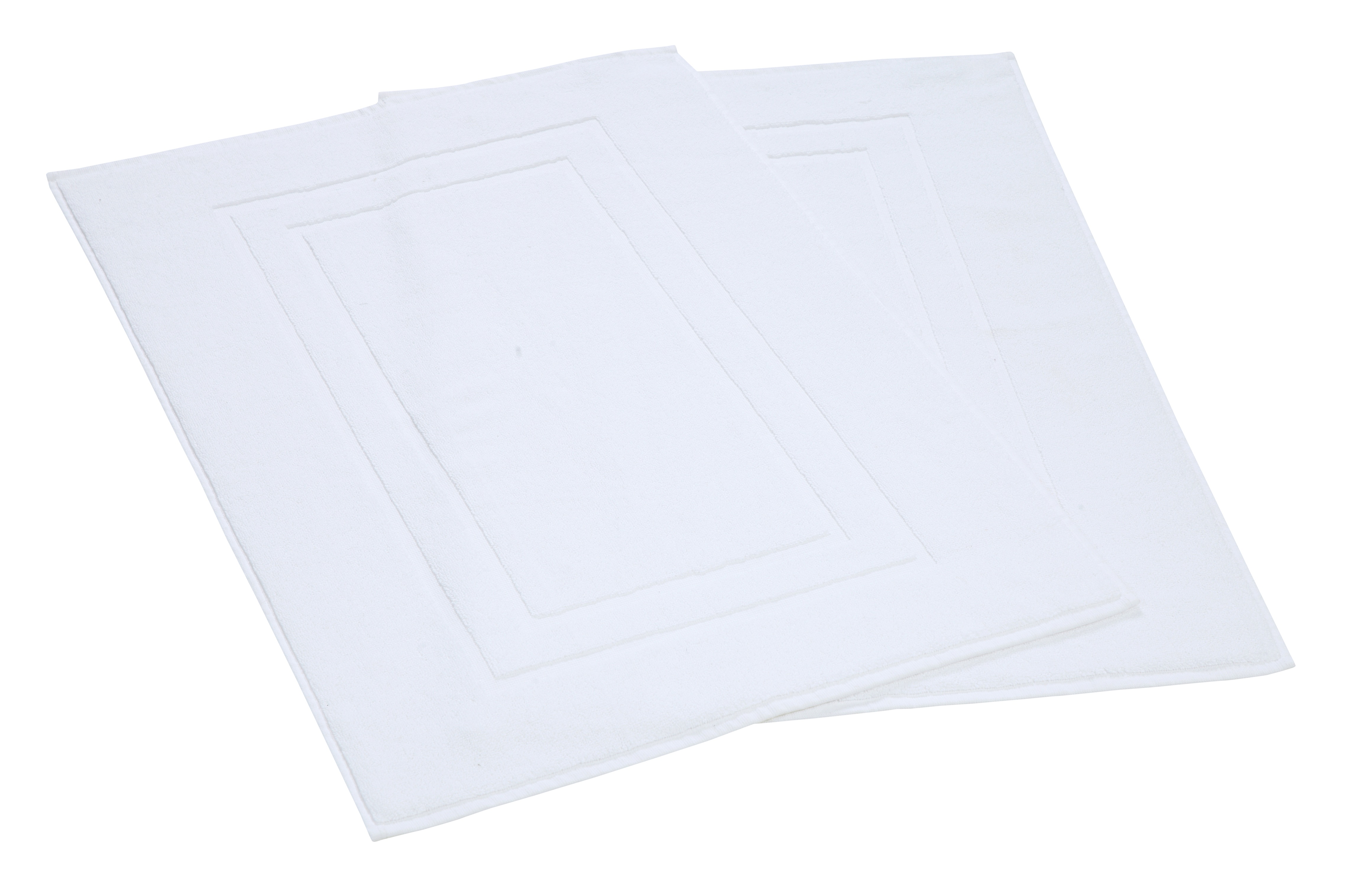 Rubbermaid Medium Rubber Bath Mat, White