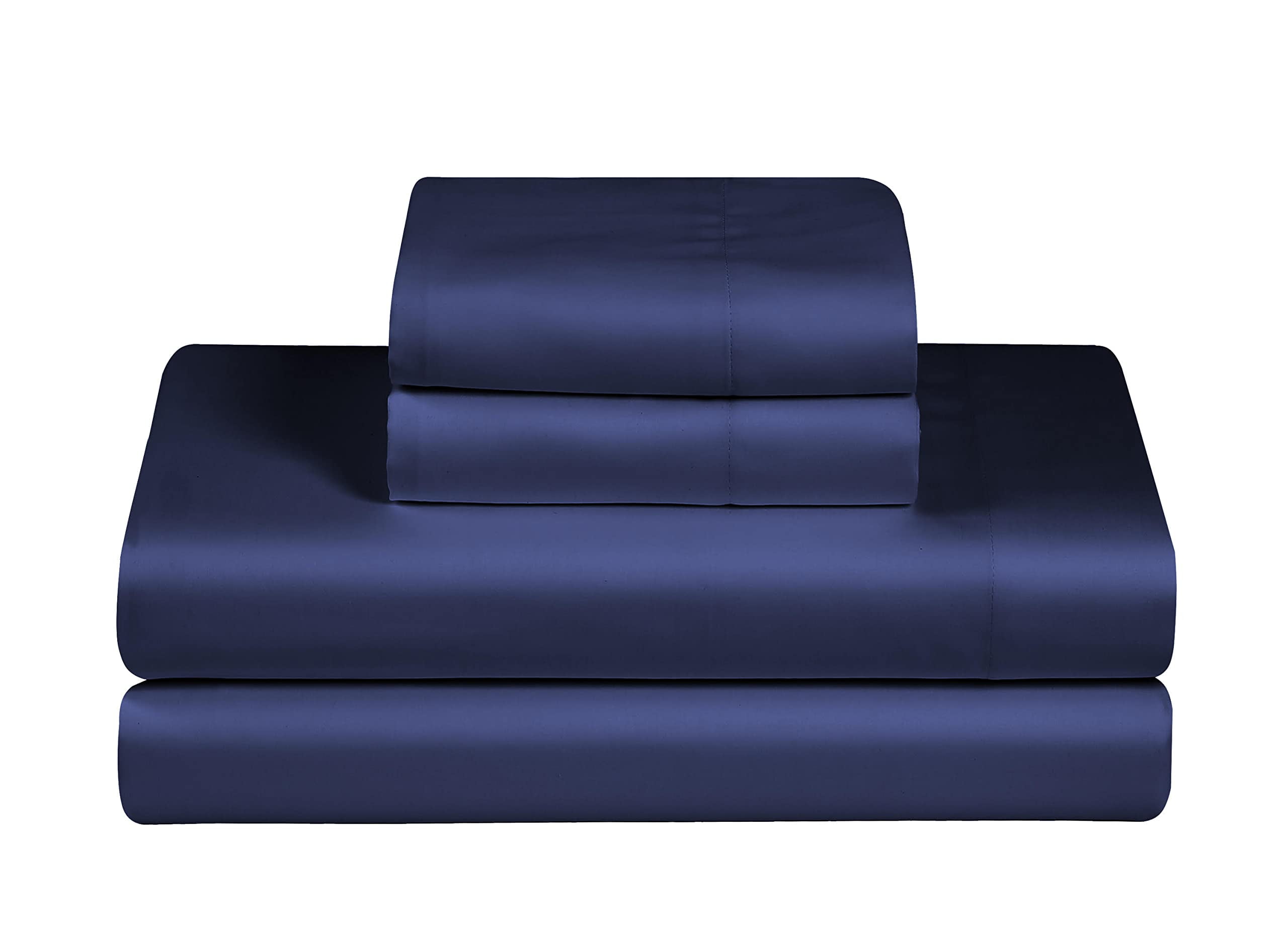 Feather & Stitch Cooling 3 Piece Luxury Bed Sheets Set Softest 100