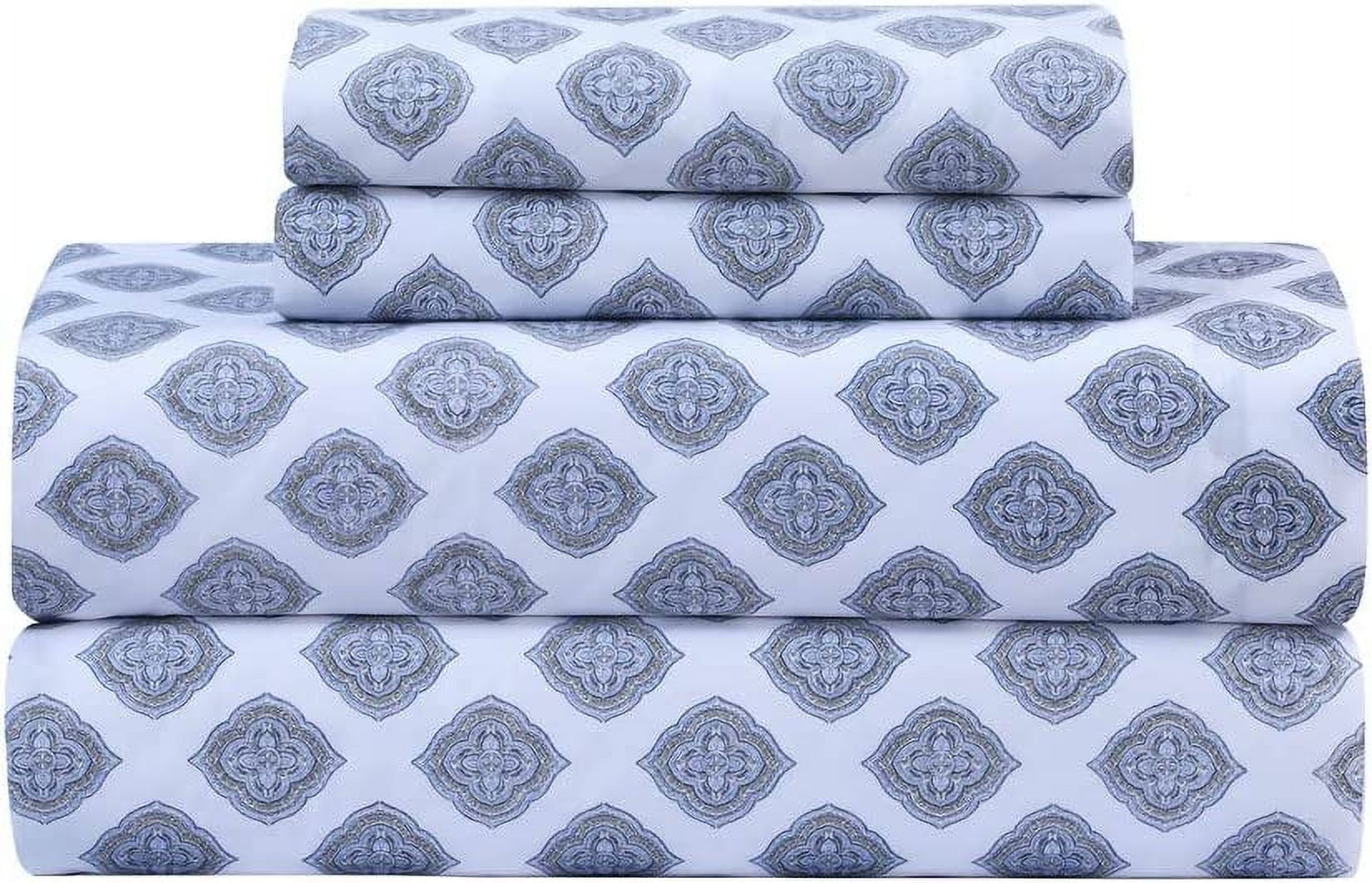 Feather & Stitch Cooling 4 Piece Luxury Bed Sheets Set Softest 100