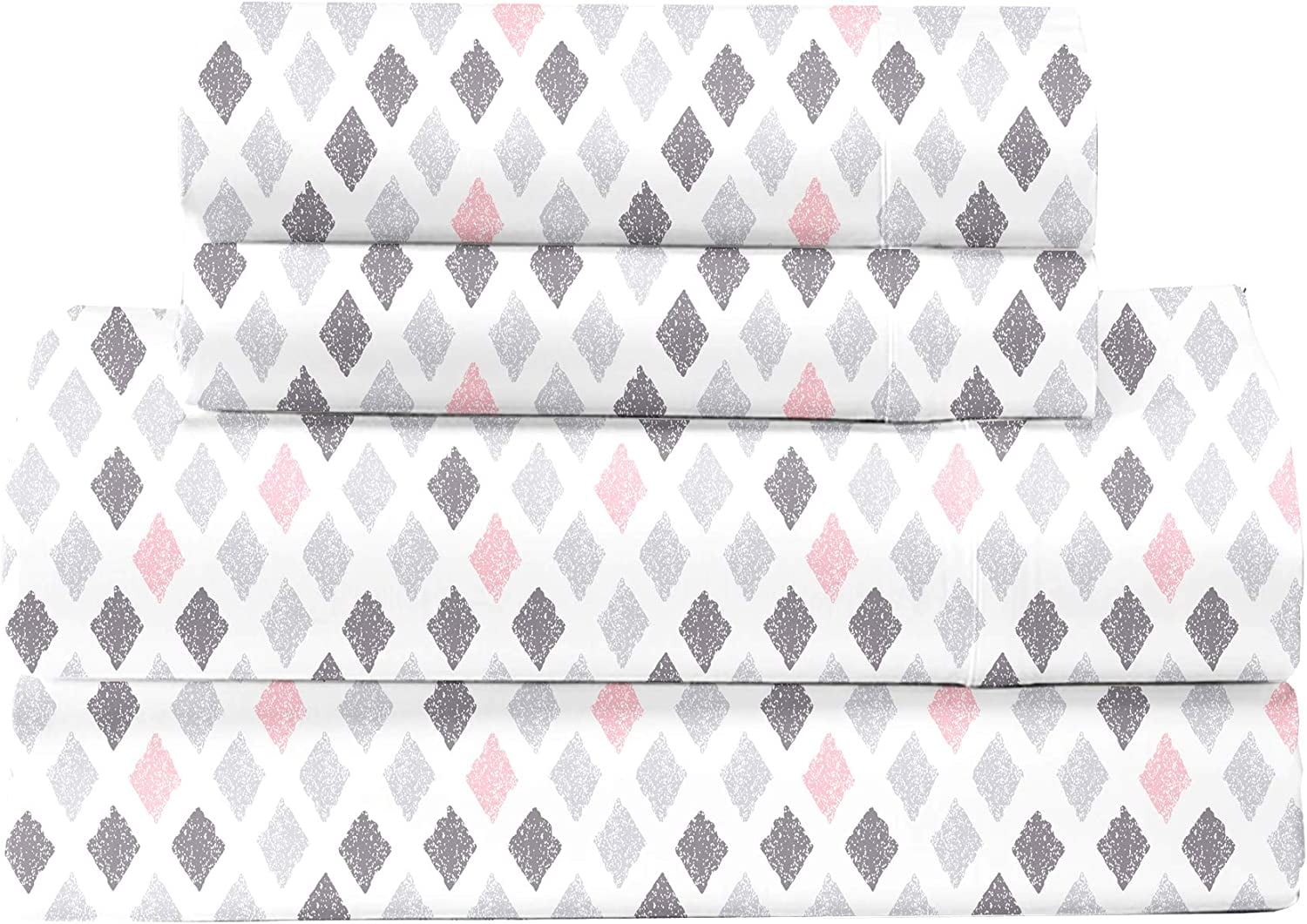 Feather & Stitch Cooling 4 Piece Luxury Bed Sheets Set Softest 100