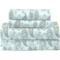 Feather & Stitch Cooling 4 Piece Luxury Bed Sheets Set Softest 100