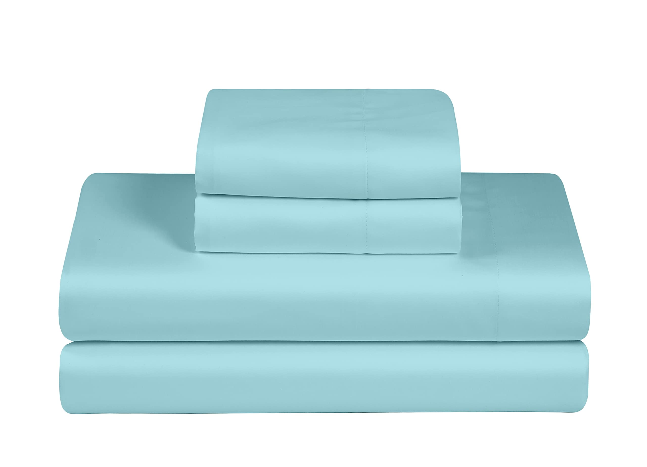 Feather & Stitch Cooling 4 Piece Luxury Bed Sheets Set Softest 100 Cotton Sheet Set 300