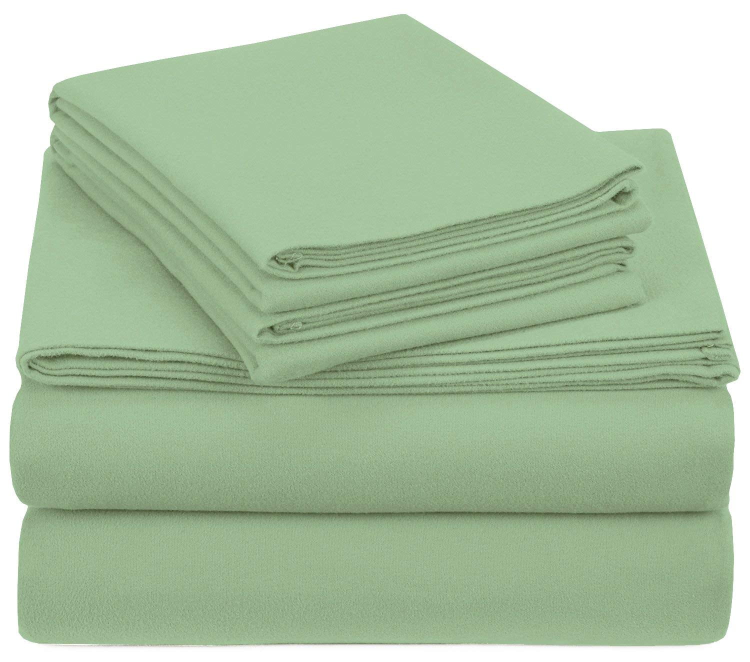 Feather & Stitch Flannel Sheet Set 100 Cotton 16" Deep Pocket 4