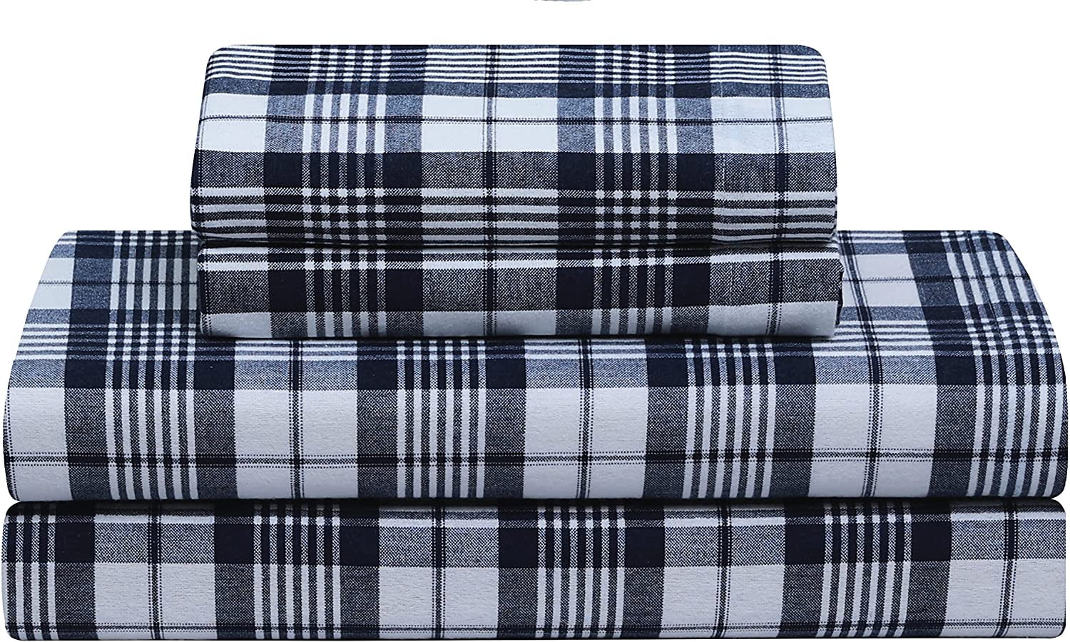Feather & Stitch Flannel Sheet Set 100 Cotton 16" Deep Pocket 4