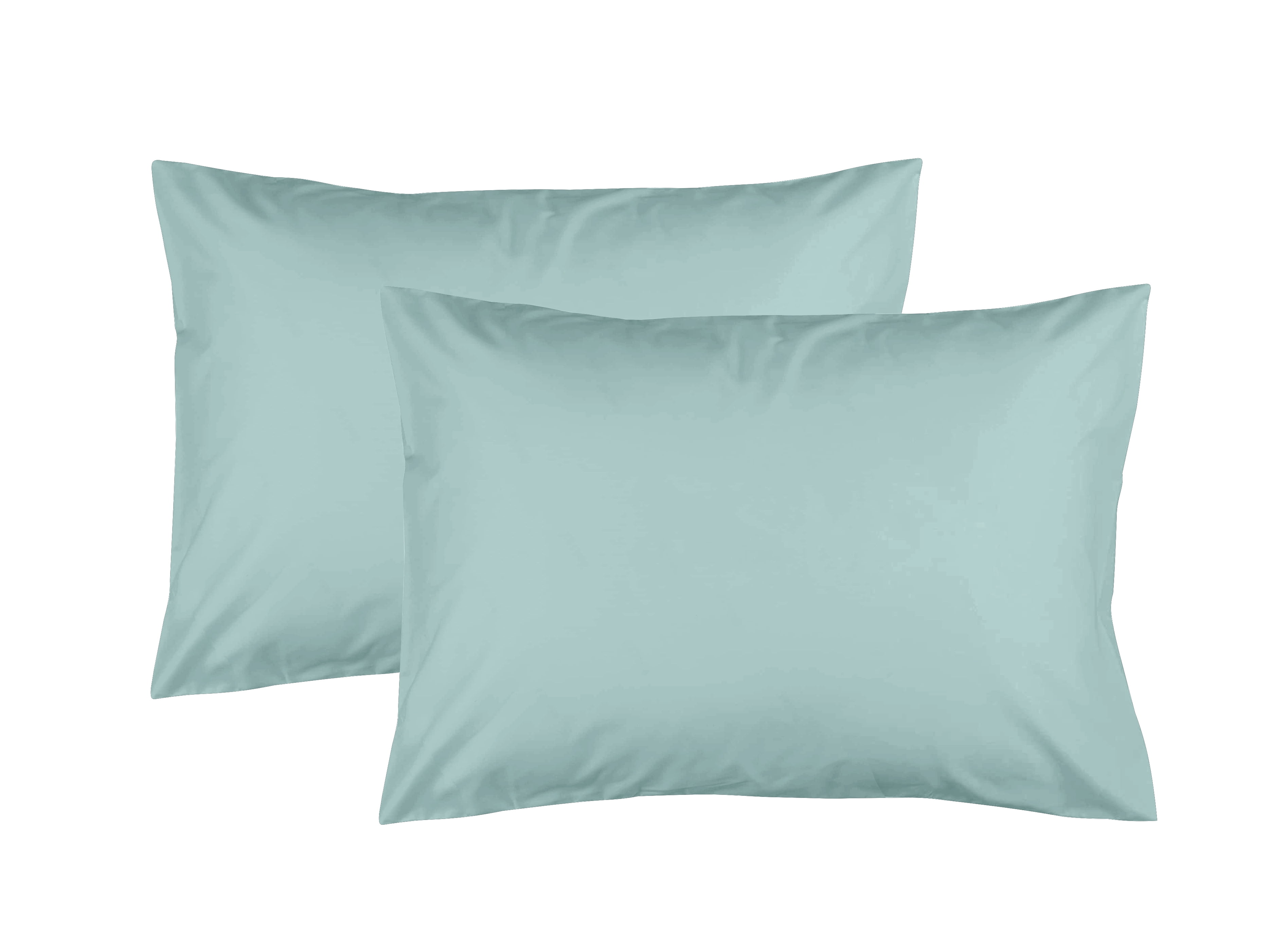 Feather & Stitch Pillowcases Set Of 2 100 Cotton Percale Weave 300