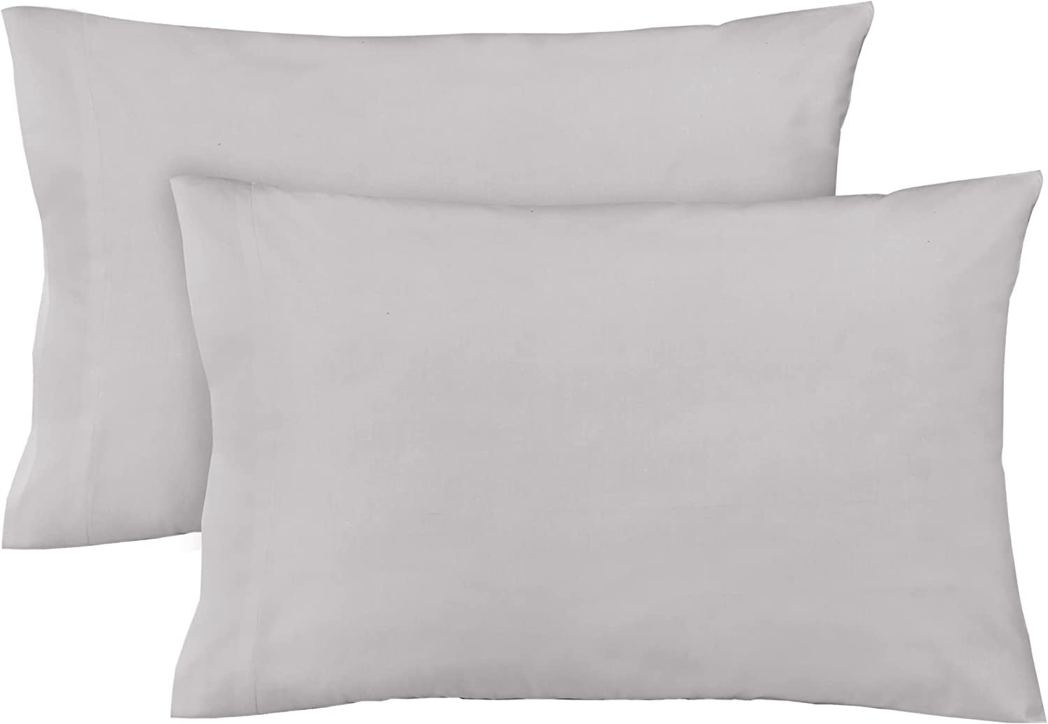 Feather & Stitch Pillowcases Set Of 2 100 Cotton Percale Weave 300