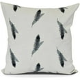 thumbnail image 1 of Feather Stripe Floral Print Pillow, 1 of 2