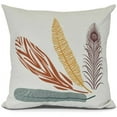 thumbnail image 1 of Feather Study Floral Print Pillow, 1 of 2