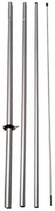 Feather Swooper Flag Pole Telescopic Kit, Aluminum Banner Flag Pole Kit with Fiberglass Tip