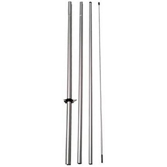 Feather Swooper Flag Pole Telescopic Kit, Aluminum Banner Flag Pole Kit with Fiberglass Tip