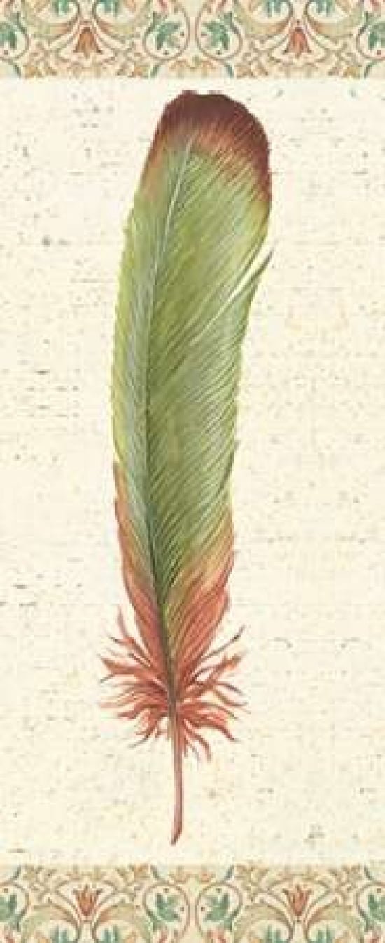 Feather Tales VI Canvas Art - Daphne Brissonnet (10 x 20)