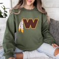 thumbnail image 1 of Feather Washington Commanders Shirt, Sweatshirt, Hoodie, 1 of 2