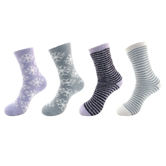 Feather Yarn Home Socks - 4 Prs - Assortment F