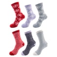 thumbnail image 1 of Feather Yarn Home Socks - 6 Prs - Assortment C, 1 of 1
