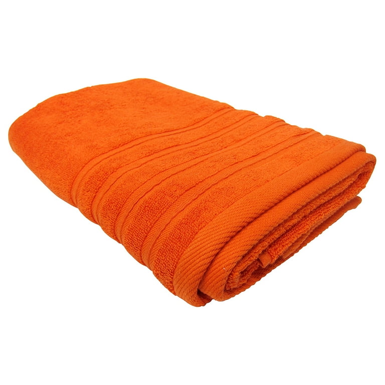 Bright orange bath towels hot sale