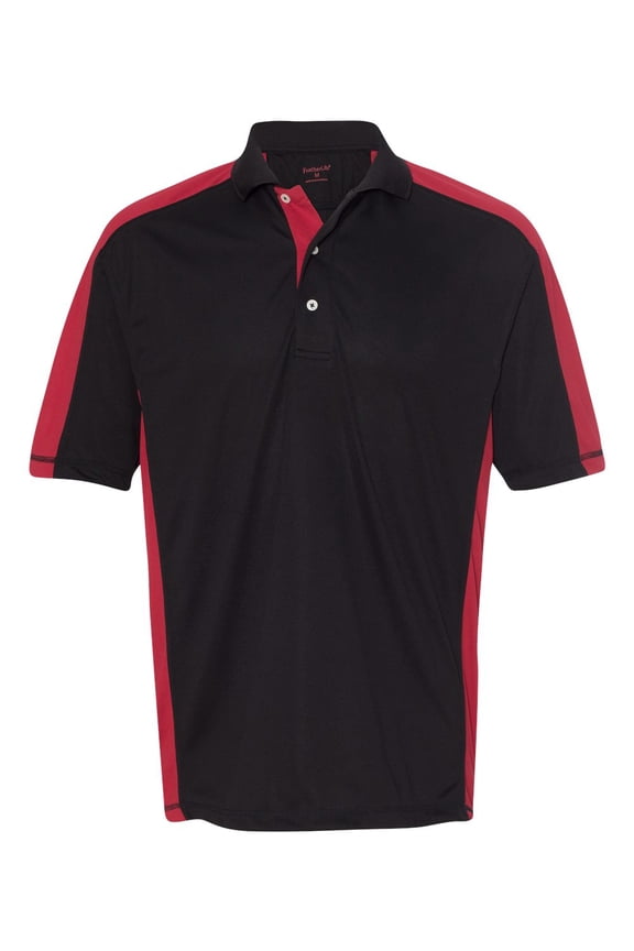 Colorblocked Moisture Free Mesh Polo Size up to 4XL