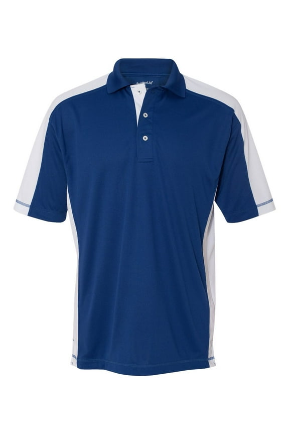Colorblocked Moisture Free Mesh Polo
