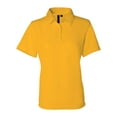 thumbnail image 1 of FeatherLite Women's Moisture Free Mesh Sport Shirt 5469 Gold 2XL, 1 of 5
