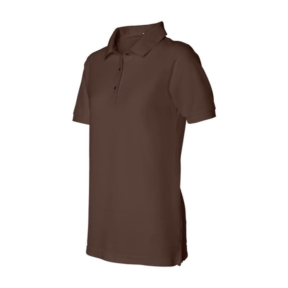 FeatherLite Women's Silky Smooth Piqué Sport Shirt 5500 Coffee Bean L