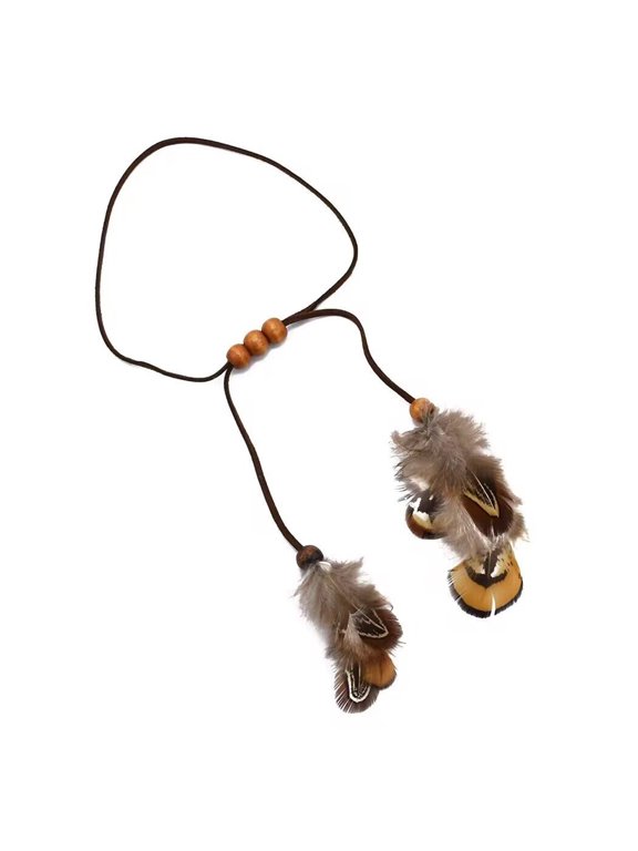 Feathered Arm Cuff Handmade Leather Armband Armlet Jewelry Bohemian Arm Ethnic Tribal Upper Arm Bands