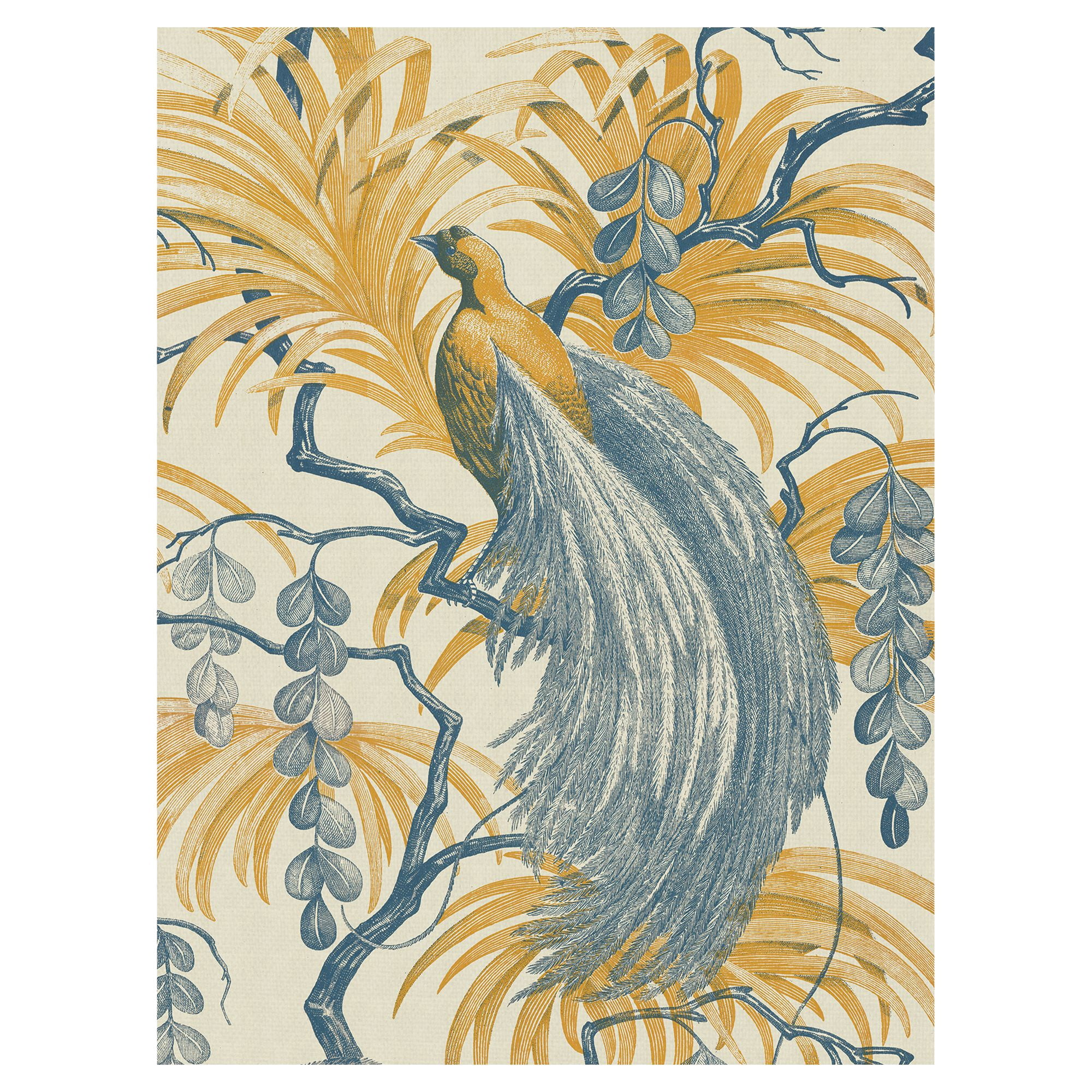 Feathered Fantasia by The Vintage Collection Peacock Canvas Art