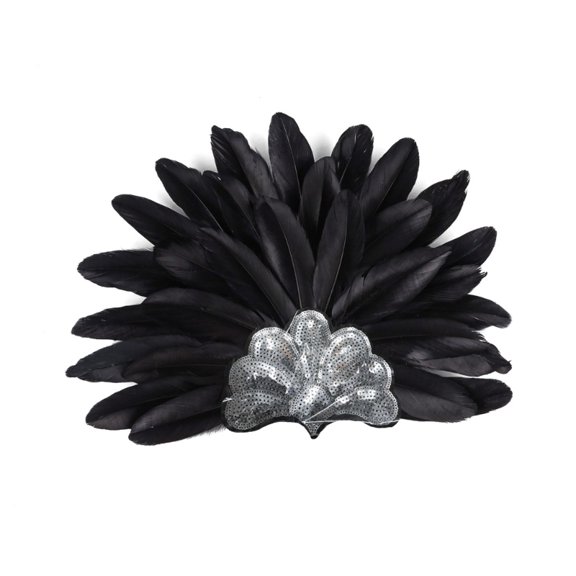 Feathered Flapper Headbands Prom Dancer Headpiece for Party Carnivals Celebrations Headwear Hair Styling