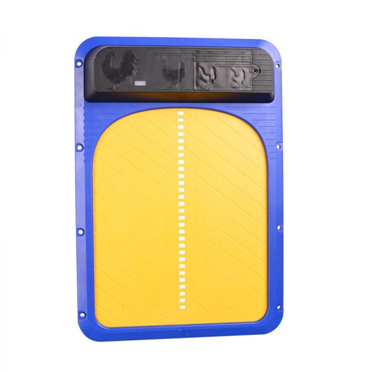 Feathered Friends' Fortress, Solar-Powered Automatic Chicken Coop Door with Timer \u0026 Light Sensor Programmable LCD Display, Aluminum Safe Anti-Pinch Function Customized Control for