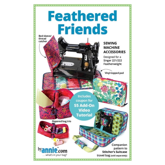 Feathered Friends Zippered Bags Pattern