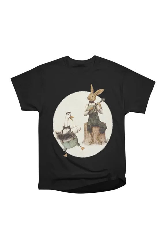 Feathered Furry Harmony T-Shirt Tee Gift For Him Merch For Her Apparel For Friend