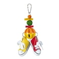 thumbnail image 1 of Featherland Paradise Hanging Sneaker And Ball Toy For Birds, 1 of 1