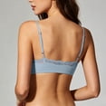 thumbnail image 1 of Featherlight Lace Wireless Bra for Everyday Wear Comfort Unlined Sheer Style Breathable Framing Ideal for Leisure, Blue, M, 1 of 5