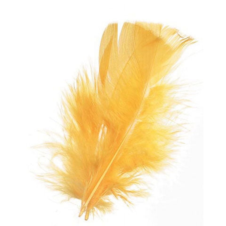Yellow Feathers for Crafting (8 grams)