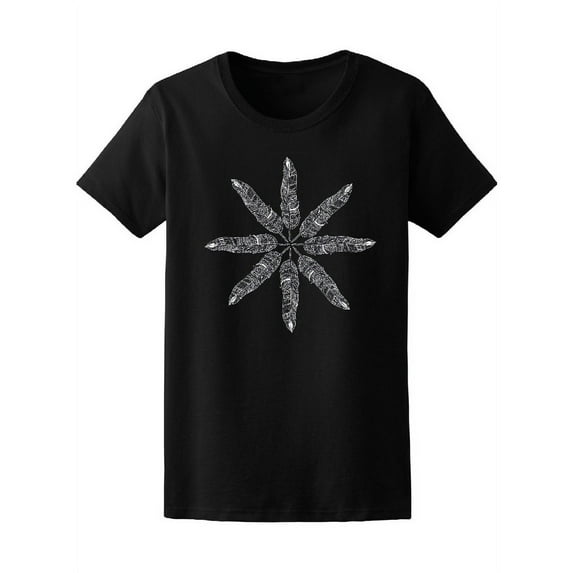 Feathers (Boho Style) T-Shirt Men -Image by Shutterstock, Male Small