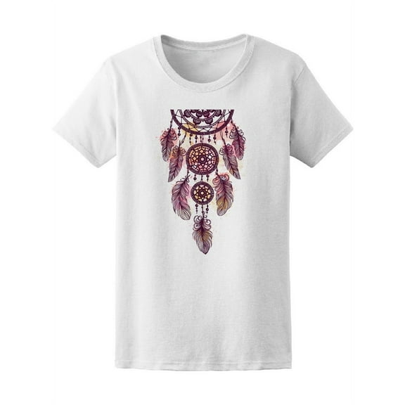 Feathers Doodle Dreamcatcher Women's Tee - Image by Shutterstock