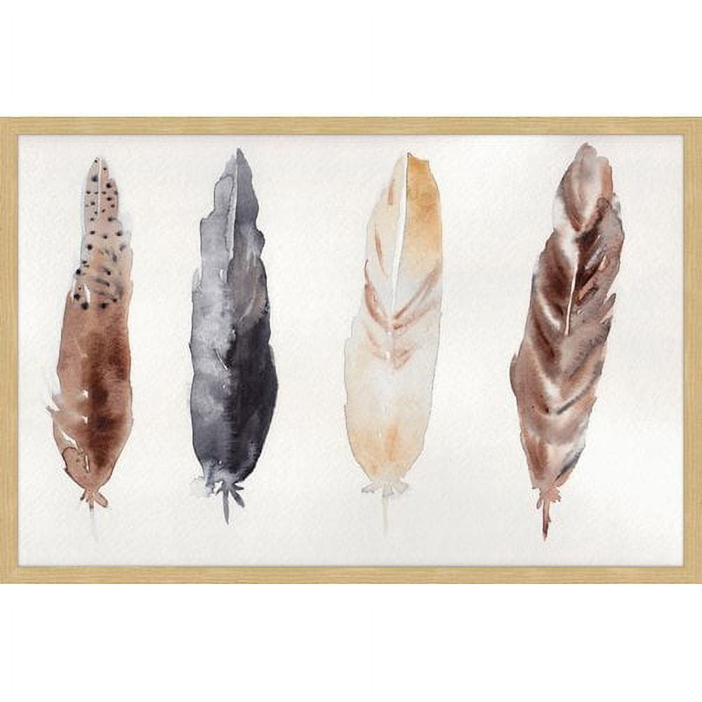"Feathers" Framed Painting Print