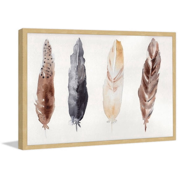 "Feathers" Framed Painting Print