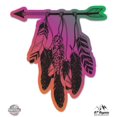 thumbnail image 1 of Feathers Native Arrow - 5" Vinyl Sticker - For Car Laptop I-Pad - Waterproof Decal, 1 of 1