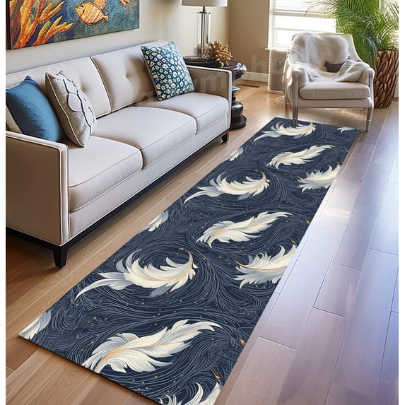 Feathers Runner 3x8 ft = 95x245 cm