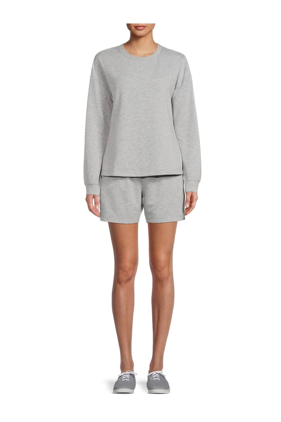 Women's Active Fleece Short Set, 2-Piece