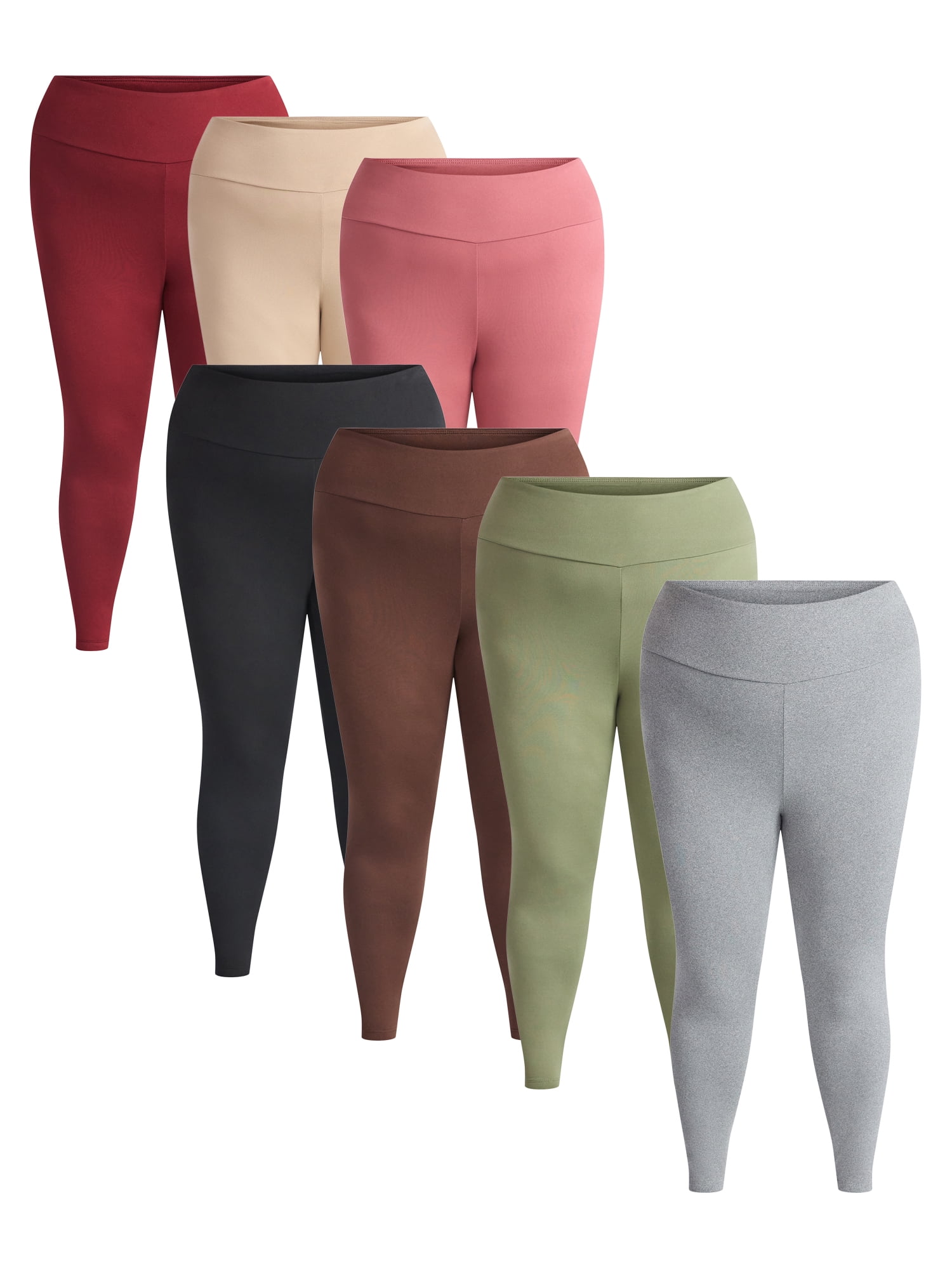 Feathers Plus size Women's Cozy Lightweight Fleece-Lined Stretch