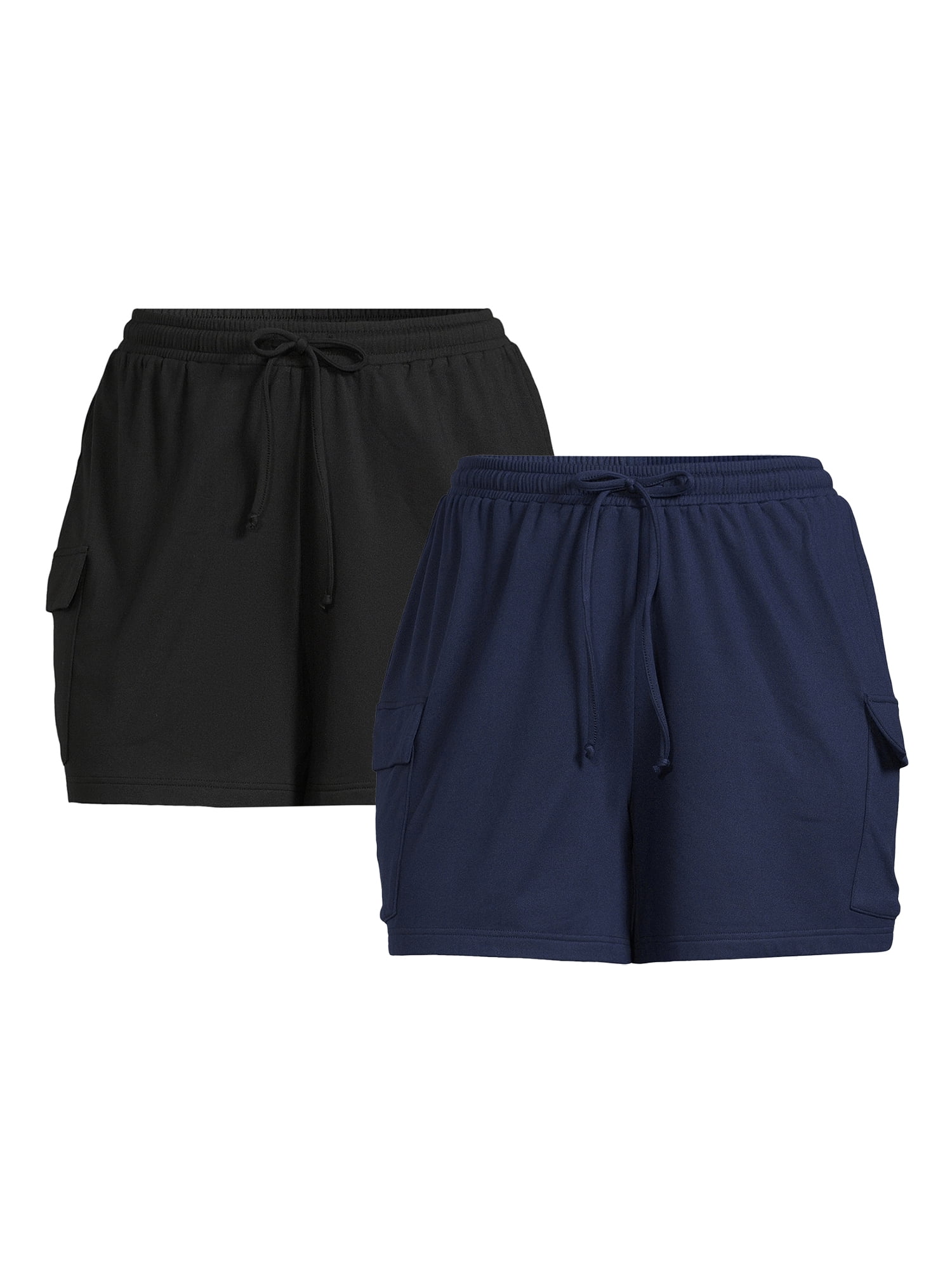 ladies navy shorts size 14