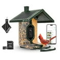 thumbnail image 1 of Feathersnap Smart Bird Feeder with AI Bird Identification & HD Camera  Solar-Powered Wi-Fi Feeder Sends Photos & Videos to Your Phone  Includes 32GB SD Card & Microfiber Cleaning Cloth, 1 of 9