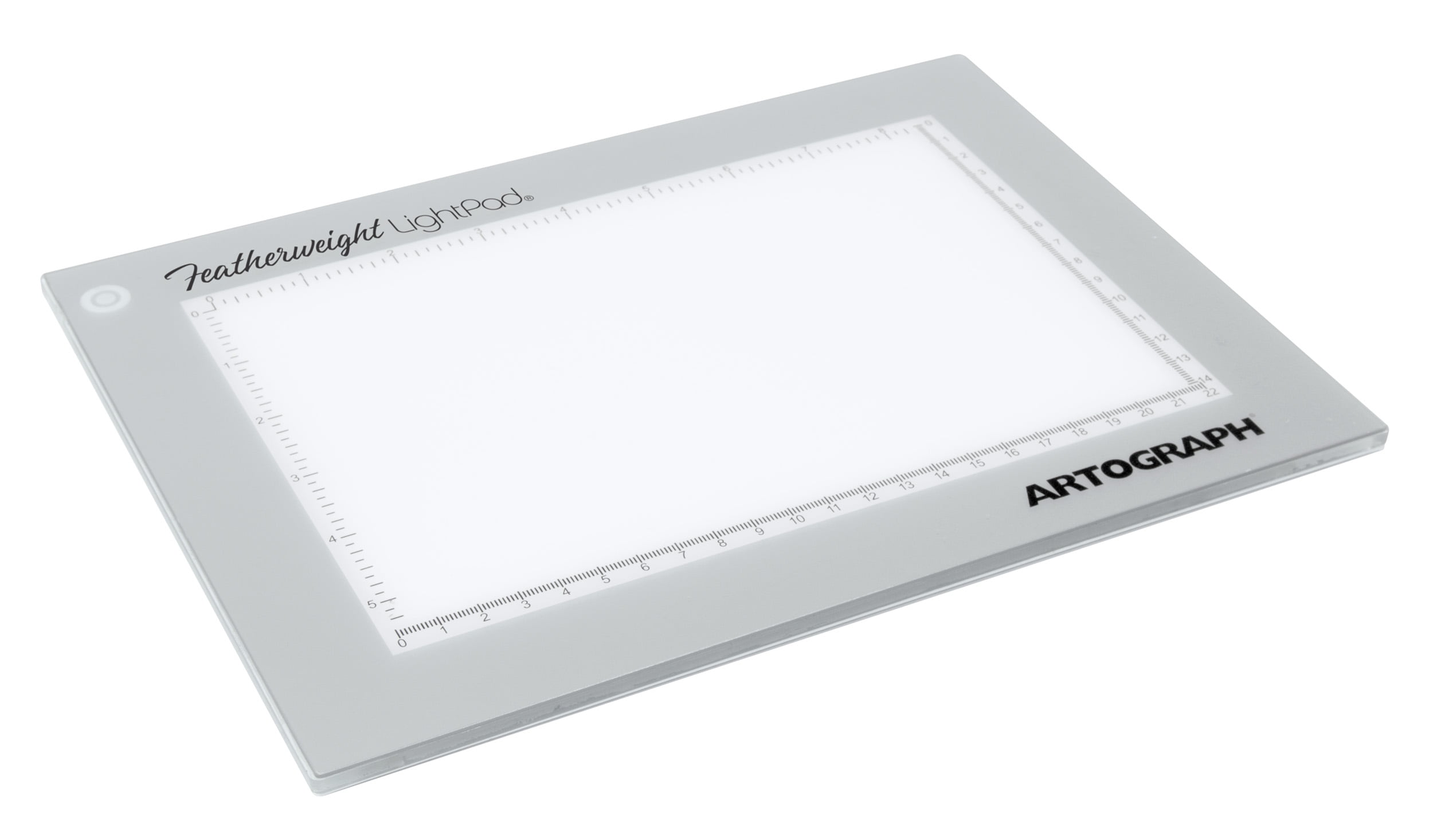 Featherweight 6" x 9" Lightpad Ultra-Thin, Dimmable and Lightweight for Drawing Tracing Illustrations, Animation