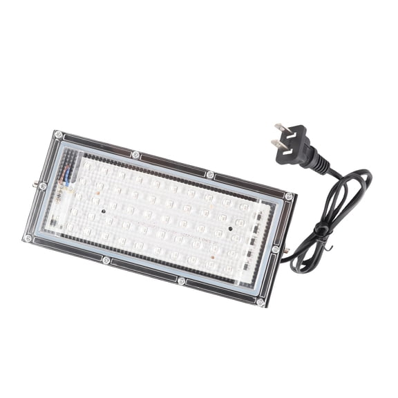Feature Lighting 395nm 50W UV LED Black Light, IP66 Waterproof 395nm 50W UV Flood Light for Glow Party US Plug 110V
